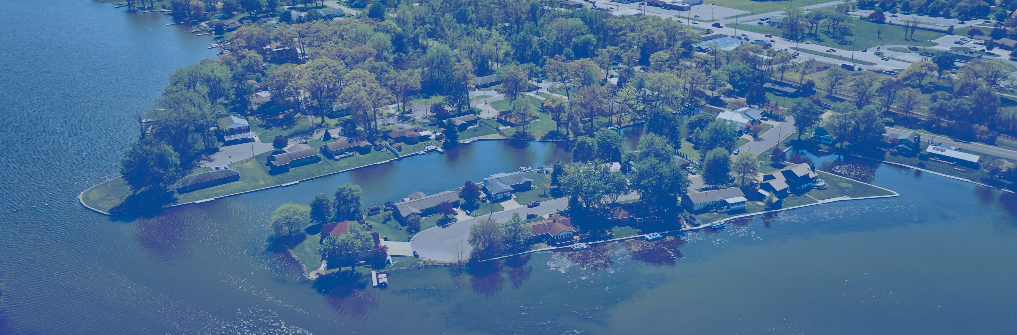 Drone shot of a housing addition.